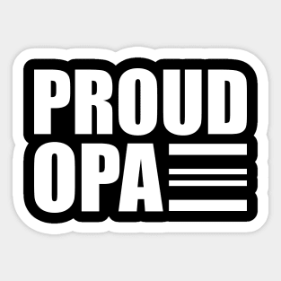 Opa - Proud Opa Sticker